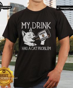 Funny Tennessee Whisker T-Shirt featuring a humorous cat-themed drink design, perfect for cat lovers and drink enthusiasts.