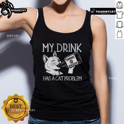 Funny Tennessee Whisker tank top featuring a playful cat graphic, perfect for cat lovers and casual wear.