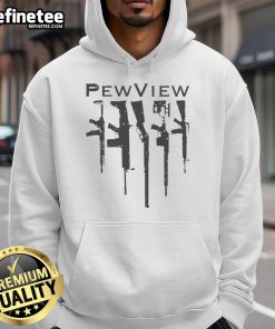 Funny Pew View Arsenal Gun Silhouette Hoodie featuring a unique design for gun enthusiasts and hoodie lovers.