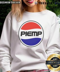 Funny Piemp logo parody of the Pepsi logo on a stylish sweatshirt, perfect for unique fashion lovers.