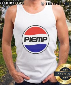 Funny Piemp logo parody of Pepsi logo on a trendy tank top for humor-loving fans and fashion enthusiasts.