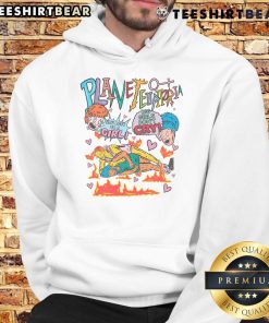 Funny Planet Euphoria wrestling comic graphic hoodie featuring vibrant colors and playful designs for fans.