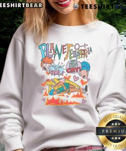 Funny Planet Euphoria Wrestling Comic Graphic Sweatshirt featuring vibrant artwork and a playful design for fans.