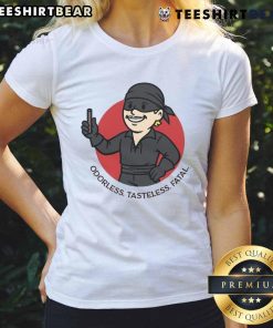 Funny Princess Bride Dread Pirate Roberts poison cup ladies tee featuring a whimsical design for fans of the classic film.