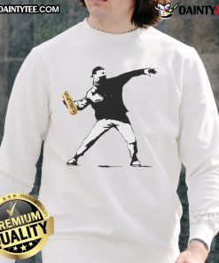 Funny Sandwich Slinger Sweatshirt featuring a humorous graphic and cozy design for sandwich lovers.