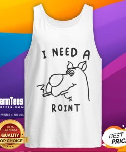Funny Scooby-Doo I Need A Roint Tank Top featuring Scooby-Doo with a playful expression, perfect for fans.