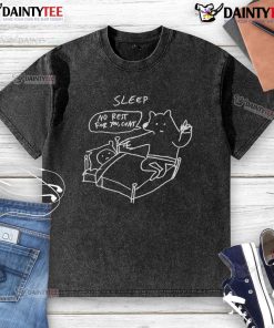 Funny Sleep No Rest For You T-Shirt featuring humorous design perfect for casual wear and gifts for sleep lovers.