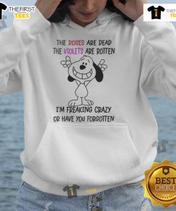 Funny Snoopy hoodie with the quote about speaking English and listening in stupidity, perfect for comic fans.