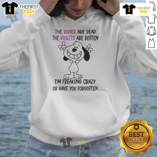Funny Snoopy hoodie with the quote about speaking English and listening in stupidity, perfect for comic fans.