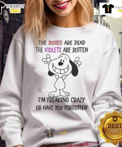 Alt Text: Funny Snoopy sweatshirt featuring a humorous quote about communication and misunderstanding in English.