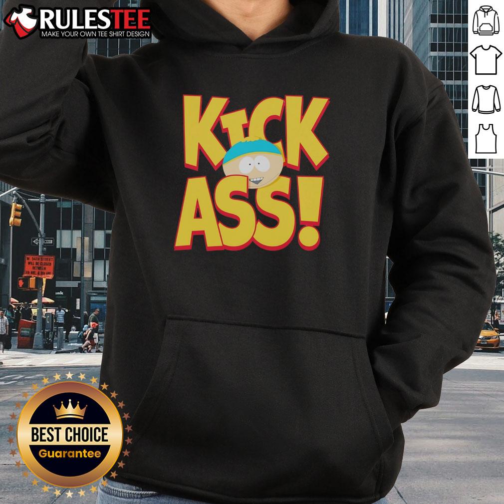 Funny South Park Cartman Kick Ass Hoodie Funny South Park Cartman Kick Ass hoodie featuring vibrant graphics of Cartman in a playful pose, perfect for fans.