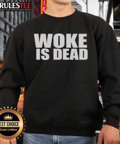 Funny South Park Woke Is Dead sweatshirt featuring vibrant graphics, perfect for fans of the iconic animated series.