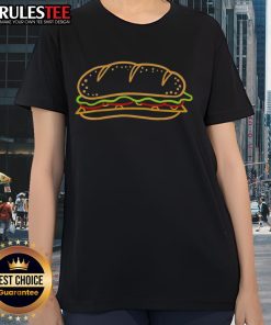 Funny sub sandwich food ladies tee featuring a humorous graphic design perfect for food lovers and casual wear.