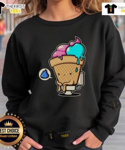Funny Sweet Shit Ice Cream Sweatshirt featuring a playful ice cream design, perfect for casual and fun outfits.