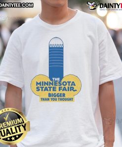 Funny Minnesota State Fair T-shirt featuring adult humor, showcasing a playful design and vibrant colors for fair lovers.