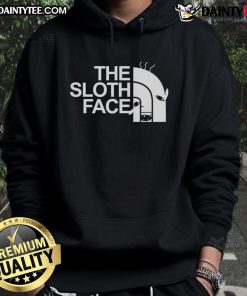 Funny The Sloth Face hoodie featuring a playful sloth design, perfect for animal lovers and cozy casual wear.
