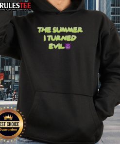 Funny The Summer I Turned Evil hoodie featuring a quirky design, perfect for fans of the book and stylish summer wear.