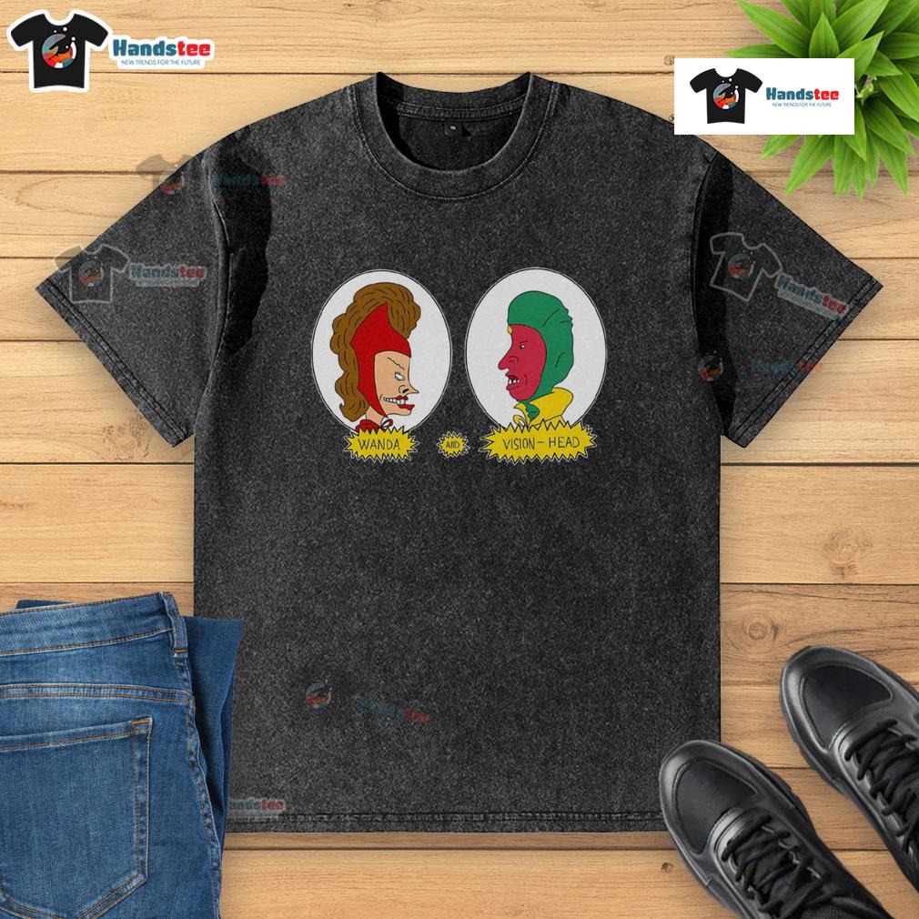 Funny Wanda And Vision Head Washed T Shirt Funny Wanda and Vision Head Washed T-Shirt featuring a humorous design of the iconic Marvel characters in vibrant colors.