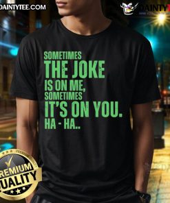 Funny XO Typing joke t-shirt design featuring humor about jokes on me or you, perfect for comedy lovers.