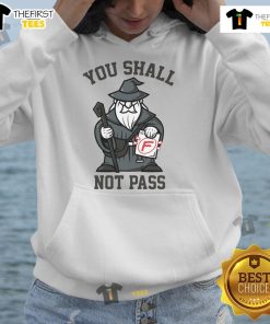 Funny You Shall Not Pass F Wizard Hoodie featuring a whimsical design, perfect for fans of fantasy and humor.