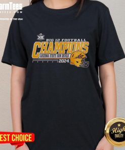 Good Arizona State Sun Devils 2025 Big 12 Champions ladies tee featuring team logo and vibrant colors, perfect for fans.