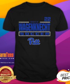 Good Bailey Wagenknecht Pitt Panthers 22 T-Shirt featuring vibrant team colors and logo, perfect for fans and supporters.