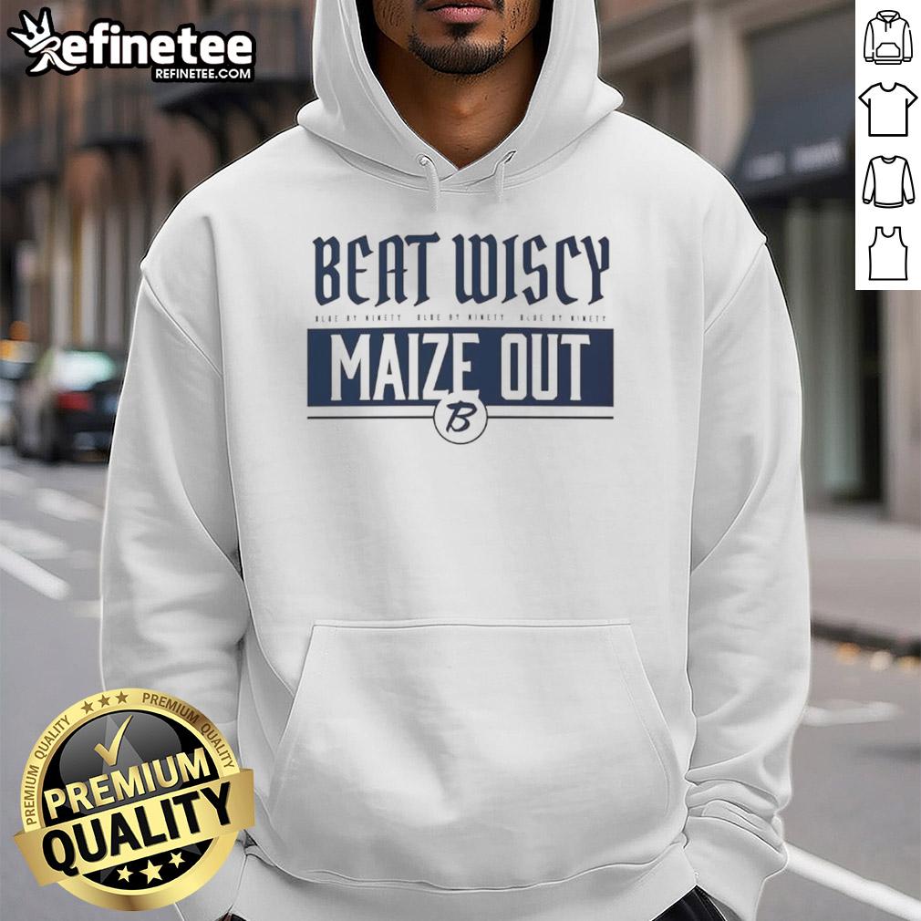 Good Beat Wiscy Maize Out Logo Hoodie Good Beat Wiscy Maize Out logo hoodie featuring stylish design and vibrant colors, perfect for casual wear.