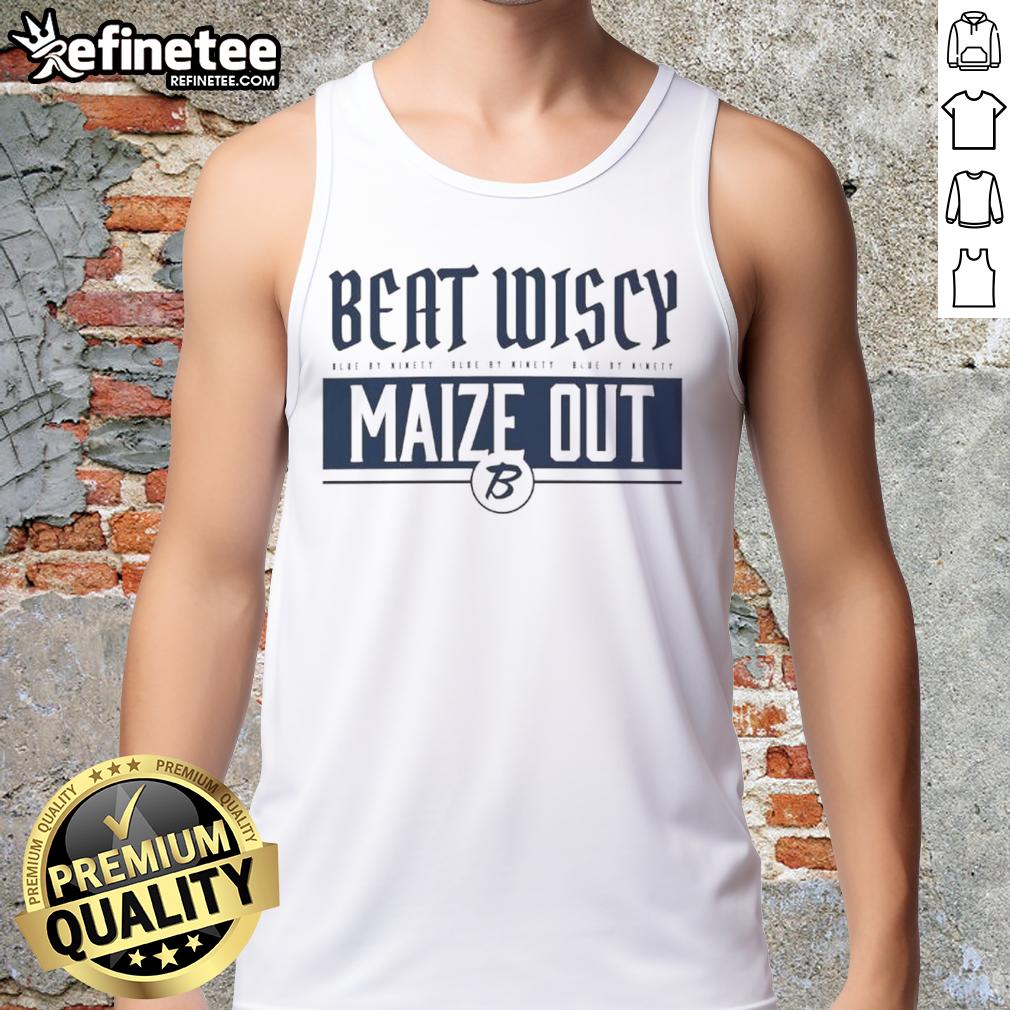 Good Beat Wiscy Maize Out Logo Tank Top Good Beat Wiscy Maize Out Logo Tank Top featuring vibrant design and comfortable fit for summer style.