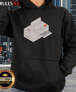 Good Big Ron's Printer Hoodie in vibrant colors, showcasing unique design and comfortable fit for everyday wear.