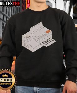 Good Big Rons Printer Sweatshirt featuring a stylish design, perfect for casual wear and print enthusiasts.