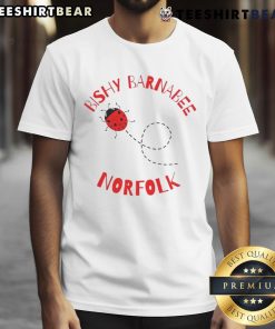 Good Bishy Barnabee Norfolk Orange Beetle T-Shirt featuring a vibrant orange beetle design on a soft fabric.