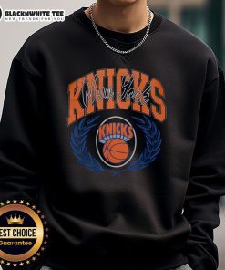 Good Black New York Knicks NBA x Michelob Ultra Rewind II Sweatshirt featuring team logo and stylish design.