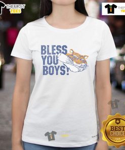 Good Bless You Boys Detroit Tigers ladies tee featuring a stylish design perfect for female fans of the team.