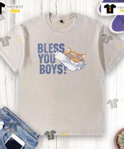Good Bless You Boys Detroit Tigers washed t-shirt featuring vibrant graphics and a comfortable fit for fans.