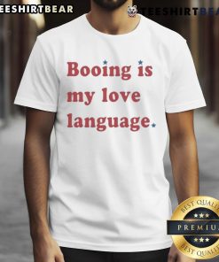 Good Booing Is My Love Language Phillies T-Shirt featuring a playful graphic for baseball fans and Philadelphia supporters.