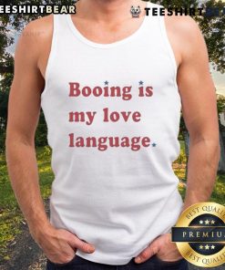 Good Booing Is My Love Language Phillies tank top design featuring a playful graphic for baseball fans.