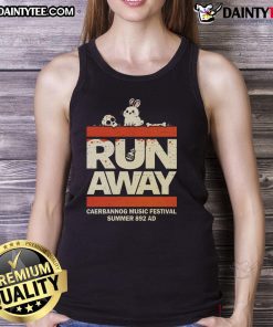 Good Caerbannog Music Festival tank top featuring vibrant graphics and a stylish design, perfect for festival-goers.