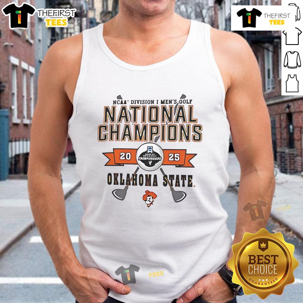 Good Champion Oklahoma State Cowboys White 2025 Golf National Champions Tank Top Good Champion Oklahoma State Cowboys White 2025 Golf National Champions Tank Top showcasing team pride and style.