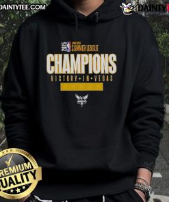 Good Charlotte Hornets 2025 Summer League Champions hoodie celebrating their victory in Vegas, showcasing team pride.