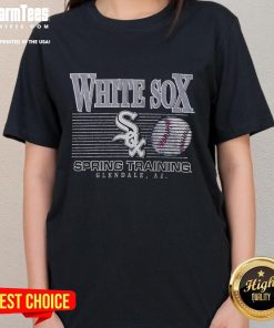 Alt Text: Stylish Good Chicago White Sox Spring Training ladies tee featuring a vibrant team logo and comfortable fit.