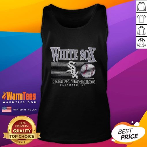 Alt Text: Good Chicago White Sox Spring Training tank top in fan-friendly design, perfect for baseball enthusiasts this season.