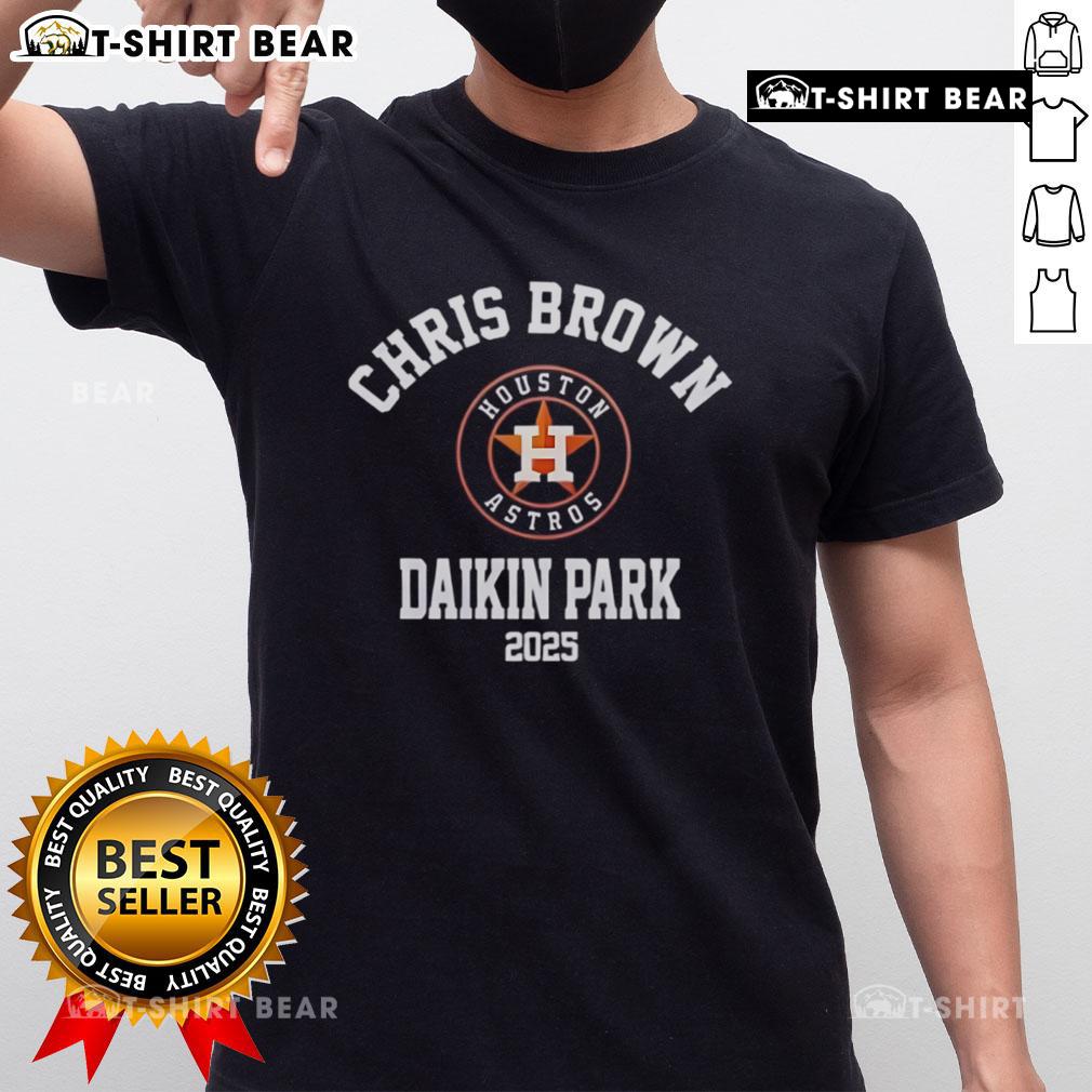 Good Chris Brown Breezy Bowl Xx Houston Astros Daikin Park 2025 T Shirt Alt Text: Good Chris Brown Breezy Bowl XX Houston Astros Daikin Park 2025 T-Shirt featuring vibrant graphics and bold design.