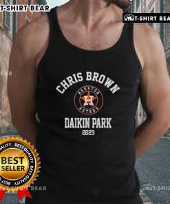 Good Chris Brown Breezy Bowl XX Houston Astros Daikin Park 2025 tank top featuring vibrant colors and trendy design.