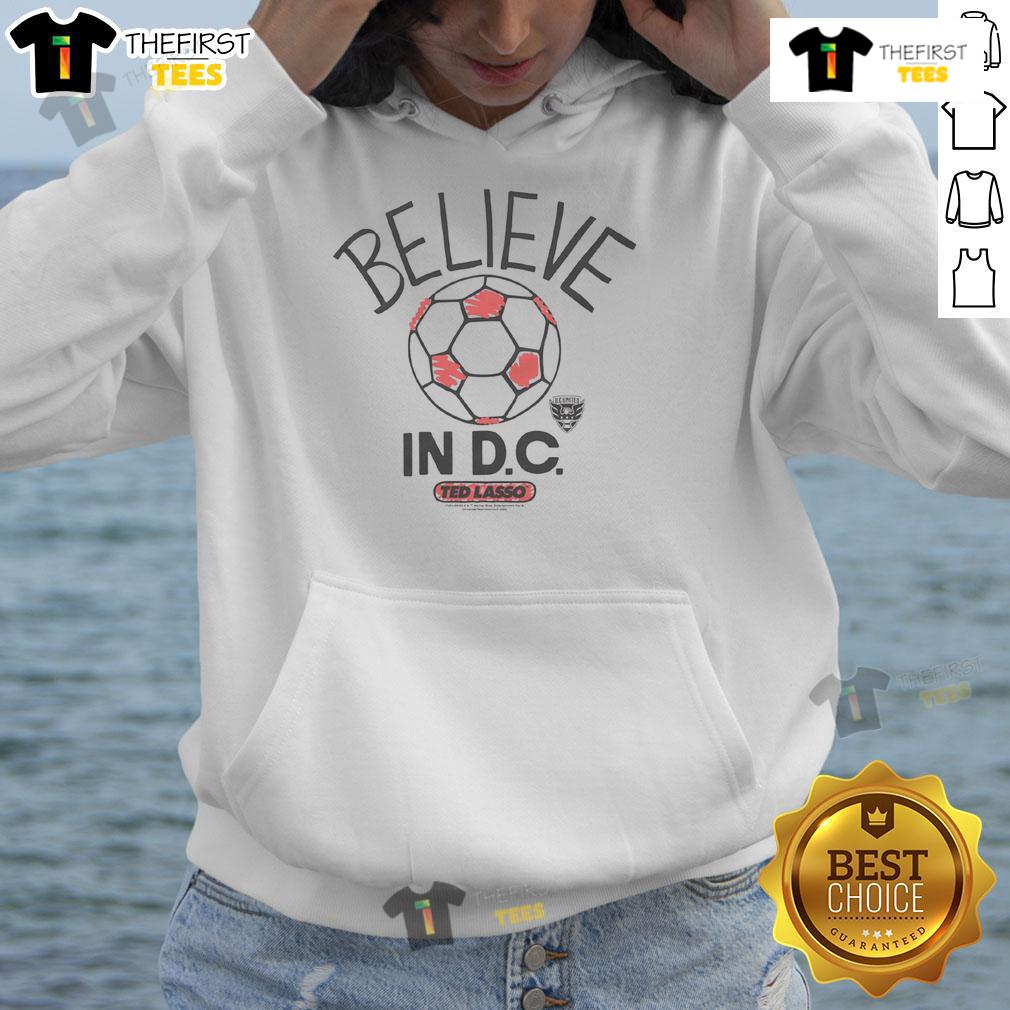Good D.C. United Homage Mls X Ted Lasso Believe Hoodie Good D.C. United Homage MLS x Ted Lasso Believe Hoodie featuring vibrant design and team logo, perfect for fans.