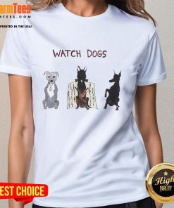 Good Dave Portnoy Watch Dogs Ladies Tee featuring a stylish design, perfect for fans of Portnoy and casual wear.