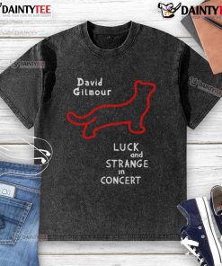 Good David Gilmour red lights black cat washed t-shirt featuring a vibrant design inspired by the iconic musician.