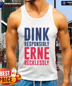 Good Dink Responsible Erne Recklessly Pickleball Tank Top for stylish players, perfect for on-court performance and comfort.
