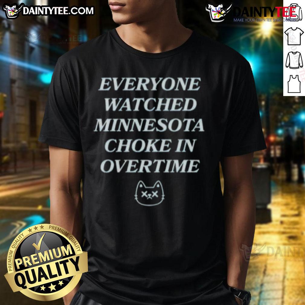 Good Everyone Watched Minnesota Choke In Overtime For New York Liberty Fans And The Anti Stray Cats T-Shirt New York Liberty fans celebrate as Minnesota chokes in overtime, featuring the Anti Stray Cats T-shirt in the crowd.