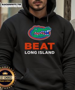 Good Florida Gators Beat Long Island hoodie featuring bold team logo and vibrant colors for fans of college sports.