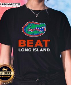 Good Florida Gators beat Long Island Ladies tee featuring team colors and logo, perfect for fans and game day apparel.